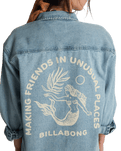 Down The Coast Shirt in Washed Blue
