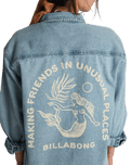 Down The Coast Shirt in Washed Blue