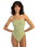 The Billabong Womens Tanlines Tully One Piece Swimsuit in Avocado