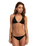 The Billabong Womens Sol Searcher Triangle Bikini Top in Black Pebble