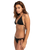 The Billabong Womens Sol Searcher Triangle Bikini Top in Black Pebble