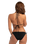 The Billabong Womens Sol Searcher Triangle Bikini Top in Black Pebble
