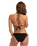 The Billabong Womens Sol Searcher Triangle Bikini Top in Black Pebble