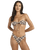 Dark Wave Bandeau Bikini Top in Multi