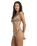 Dark Wave Bandeau Bikini Top in Multi