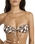 Dark Wave Bandeau Bikini Top in Multi