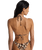 Dark Wave Tri Multi Bikini Top in Multi