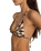 Dark Wave Tri Multi Bikini Top in Multi