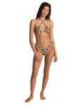 Dark Wave Tri Multi Bikini Top in Multi