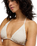 Twisted Tides Remi Tri Bikini Top in White Cap