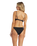 The Billabong Womens Sol Searcher Tie Side Tropic Bikini Bottoms in Black Pebbles