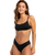 The Billabong Womens Sol Searcher Fiji Bikini Bottoms in Black Pebble