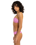 The Billabong Womens Folk Story Fiji Reversible Cheeky Bikini Bottoms in Multi