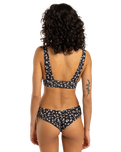 The Billabong Womens Shadow Tropic Fiji Reversible Cheeky Bikini Bottoms in Multi