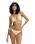 Twisted Tides Tie Side Bikini Bottoms in White Cap