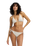 Twisted Tides Tie Side Bikini Bottoms in White Cap