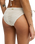Twisted Tides Tie Side Bikini Bottoms in White Cap