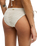 Twisted Tides Tie Side Bikini Bottoms in White Cap