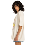 The Billabong Womens Chasin Sunshine T-Shirt in Salt Crystal