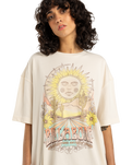 The Billabong Womens Chasin Sunshine T-Shirt in Salt Crystal