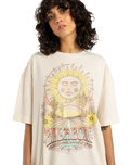 The Billabong Womens Chasin Sunshine T-Shirt in Salt Crystal