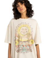 The Billabong Womens Chasin Sunshine T-Shirt in Salt Crystal