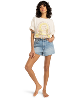 The Billabong Womens Chasin Sunshine T-Shirt in Salt Crystal