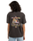 The Billabong Womens Retro Surfin T-Shirt in Off Black