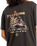 The Billabong Womens Retro Surfin T-Shirt in Off Black