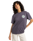 The Billabong Womens Sunshine Living T-Shirt in Black