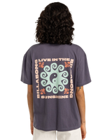 The Billabong Womens Sunshine Living T-Shirt in Black