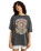 The Billabong Womens Celio Grande T-Shirt in Off Black