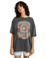 The Billabong Womens Celio Grande T-Shirt in Off Black
