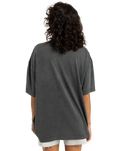 The Billabong Womens Celio Grande T-Shirt in Off Black
