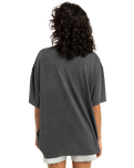 The Billabong Womens Celio Grande T-Shirt in Off Black