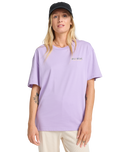 The Billabong Womens Mixing Vibes T-Shirt in Light Purple