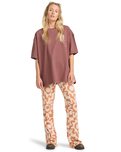 The Billabong Womens The Great Waves T-Shirt in Espresso