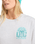 The Billabong Womens Always Looking T-Shirt in Light Grey Heather