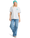 The Billabong Womens Always Looking T-Shirt in Light Grey Heather