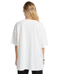 The Billabong Womens Where The Sun Collide T-Shirt in Salt Crystal
