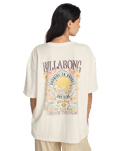 Floral Rocker T-Shirt in Salt Crystal