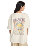 Floral Rocker T-Shirt in Salt Crystal