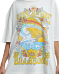 Summer Of Love T-Shirt in Salt Crystal