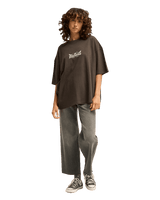 The Billabong Womens Tropical Filmore T-Shirt in Off Black
