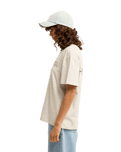 The Billabong Womens Heritage Backer T-Shirt in Grey Heather