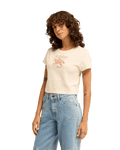 The Billabong Womens Outpost Ritual T-Shirt in White Cap