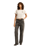 The Billabong Womens Magic Sunset T-Shirt in Grey Heather