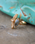 Elder Bird Moonstone Ring in Gold Plated Brass