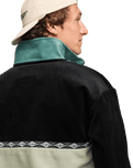The Billabong Mens Space Lobster Fleece Jacket in Sagebrush