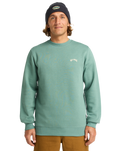 The Billabong Mens Arch Sweatshirt in Sagebrush